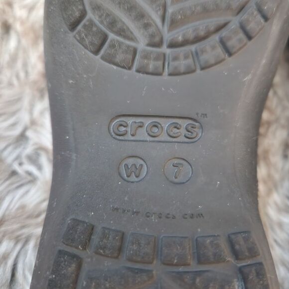 CROCS Kadee Sling Back Ballet Flats Black Women's Size 7 - Picture 8 of 8